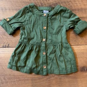 Baby Girl Green Top